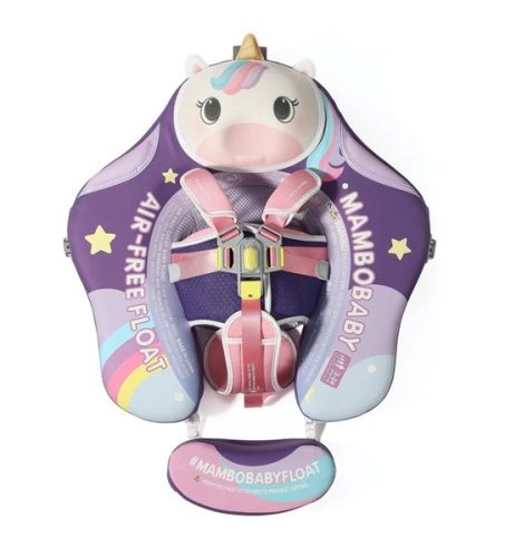 Mambobaby ProSwim Unikornis baba jetski, borulásgátló lábtartóval